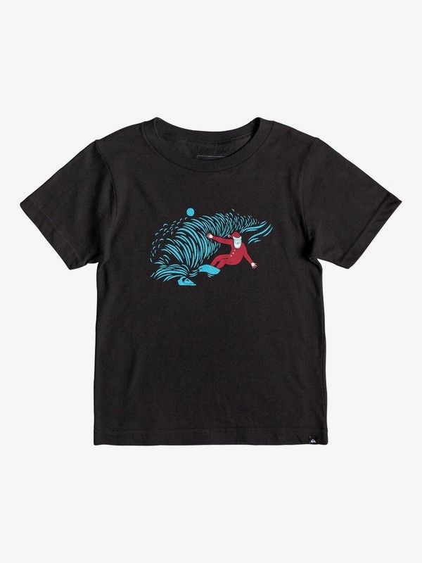 quiksilver, Boy's 2-7 Snow Man Shred Tee, BLACK (kvj0) 0 Boy's 2-7 Snow Man Shred Tee Black AQKZT03410 Quiksilver