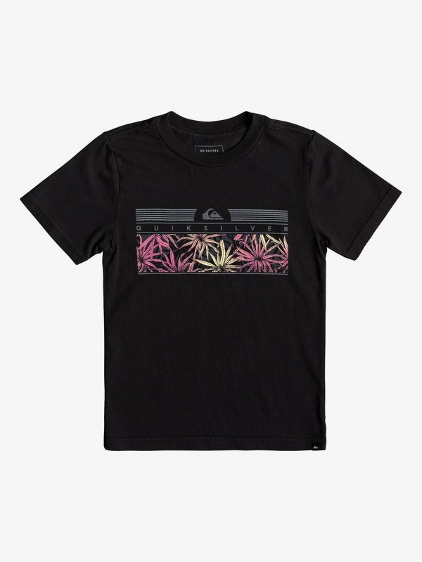 quiksilver, Boy's 2-7 The Jungle Tee, BLACK (kvj0) 0 Boy's 2-7 The Jungle Tee Black AQKZT03428 Quiksilver