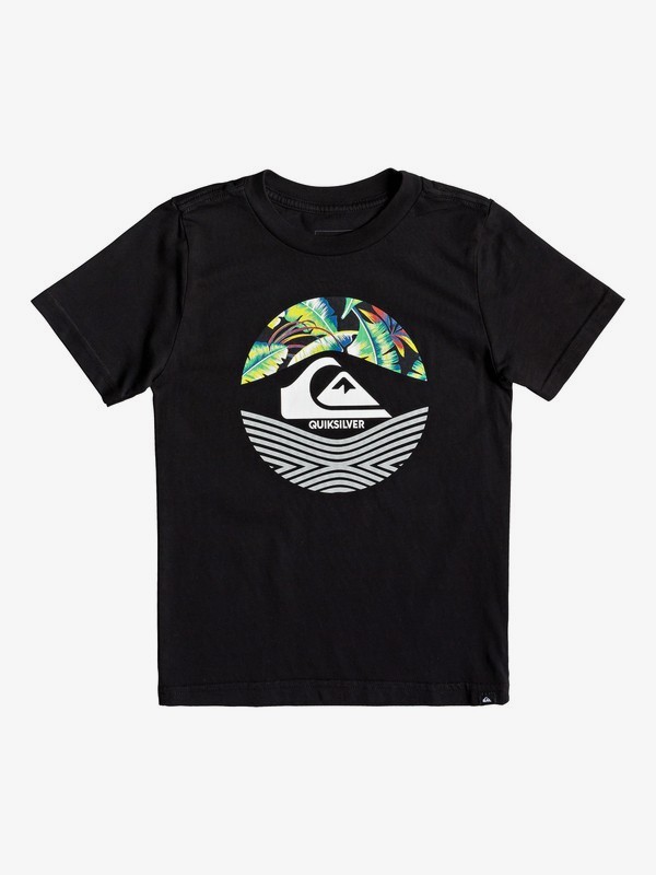 quiksilver, Boy's 2-7 Stomped On Tee, BLACK (kvj0) 0 Boy's 2-7 Stomped On Tee Black AQKZT03429 Quiksilver