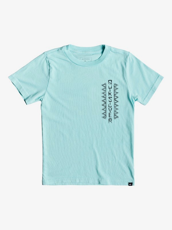 quiksilver, Boy's 2-7 Koa Riding Tee, AQUA SPLASH (bzg0) 0 Boy's 2-7 Koa Riding Tee Blue AQKZT03434 Quiksilver