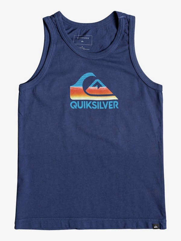 quiksilver, Boy's 2-7 Waves Ahead Tee, MEDIEVAL BLUE (bte0) 0 Boy's 2-7 Waves Ahead Tee AQKZT03444 Quiksilver