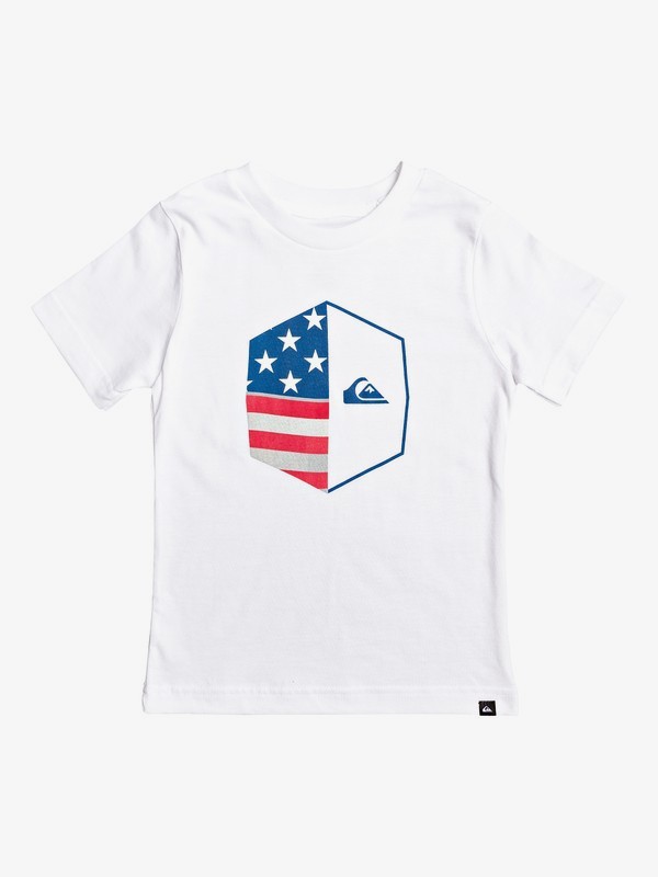 quiksilver, Camiseta - Americana, WHITE (wbb0) 0 Camiseta - Americana Blanco AQKZT03481 Quiksilver