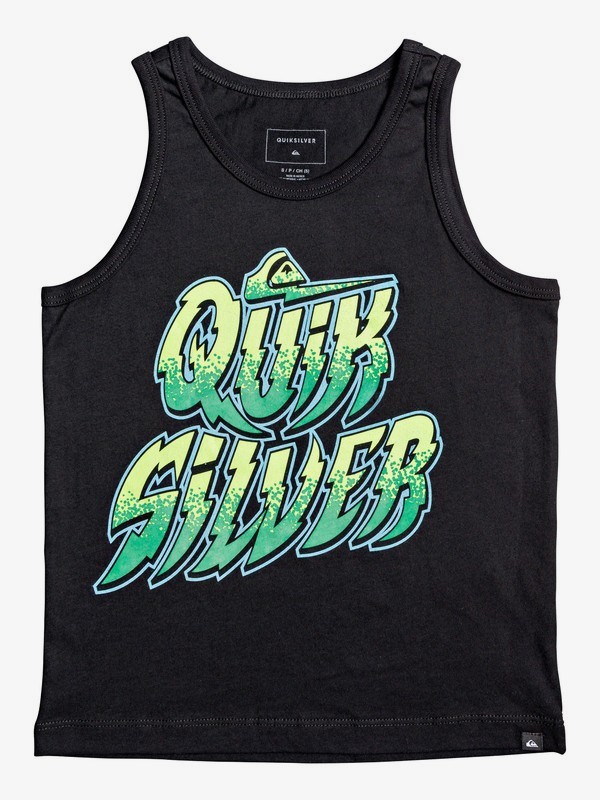 quiksilver, Boy's 2-7 Expedite Tank, BLACK (kvj0) 0 Boy's 2-7 Expedite Tank Black AQKZT03483 Quiksilver