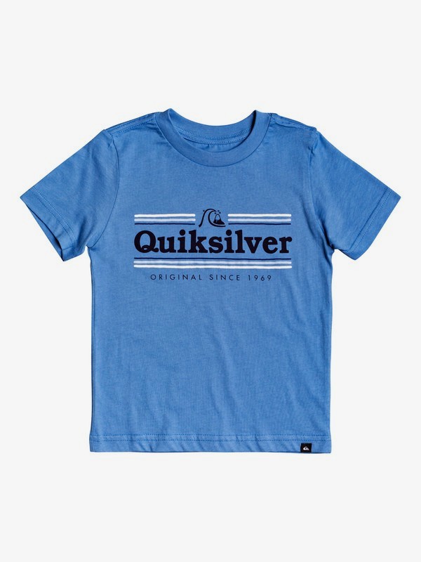 quiksilver, Boy's 2-7 Get Buzzy Tee, QUIET HARBOR (blm0) 0 Boy's 2-7 Get Buzzy Tee Blue AQKZT03492 Quiksilver
