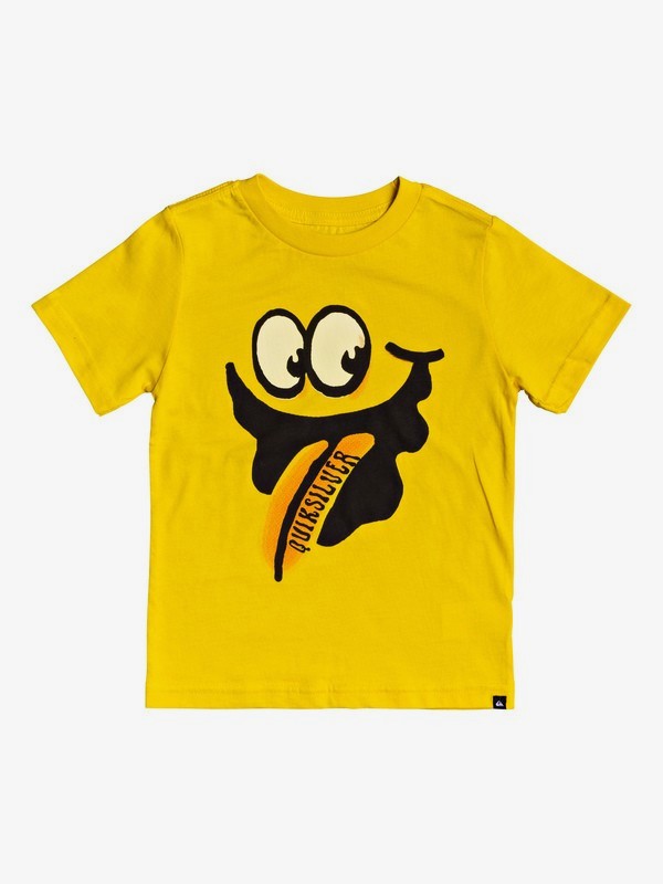 quiksilver, Boy's 2-7 Lightening Flash Tee, SULPHUR (gjc0) 0 Boy's 2-7 Lightening Flash Tee Green AQKZT03501 Quiksilver