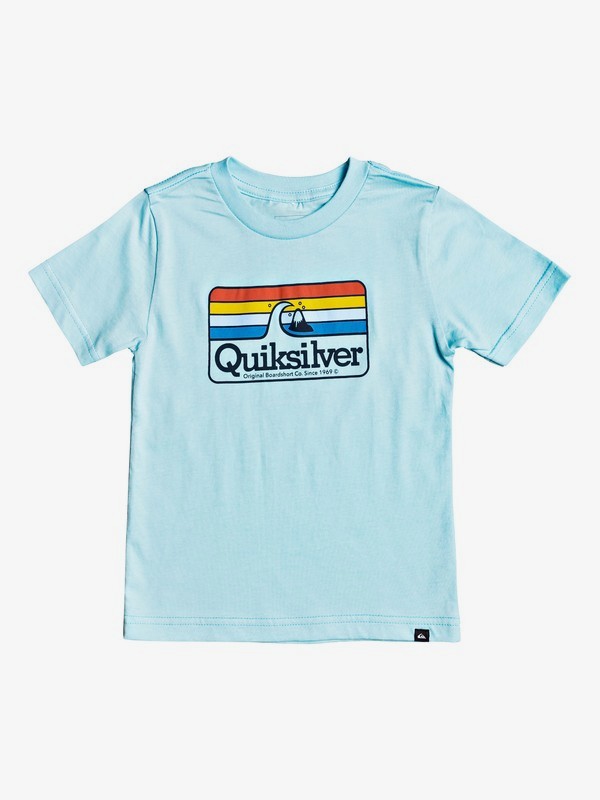 quiksilver, Boy's 2-7 Clean Lines Tee, GULF STREAM (bzb0) 0 Boy's 2-7 Clean Lines Tee Blue AQKZT03542 Quiksilver