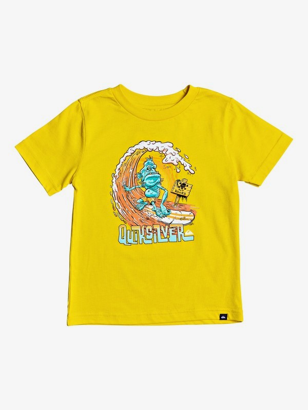 quiksilver, Boy's 2-7 Creatures Comfort Tee, SULPHUR (gjc0) 0 Boy's 2-7 Creatures Comfort Tee Green AQKZT03548 Quiksilver