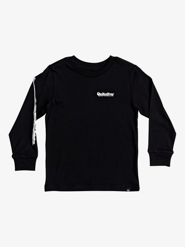 quiksilver, Boy's 2-7 Modern Script Long Sleeve Tee, BLACK (kvj0) 0 Boy's 2-7 Modern Script Long Sleeve Tee Black AQKZT03554 Quiksilver