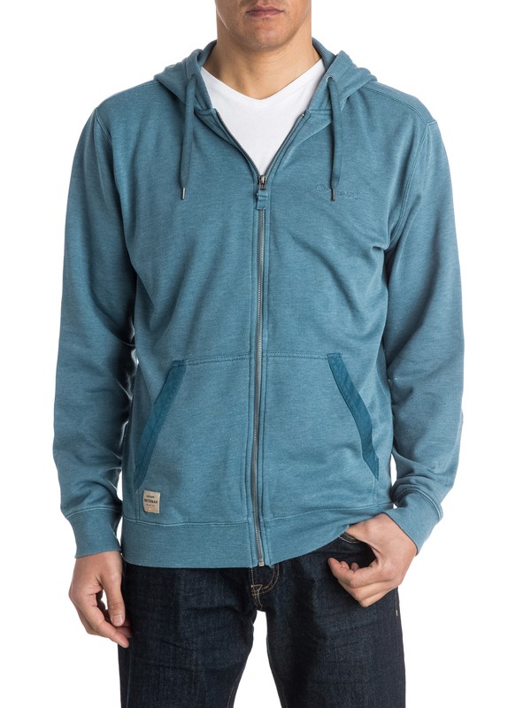 quiksilver, Waterman Tofino Zip - Up Sweatshirt, REAL TEAL (bpr0) 0 Waterman Tofino Zip - Up Sweatshirt AQMFT03016 Quiksilver