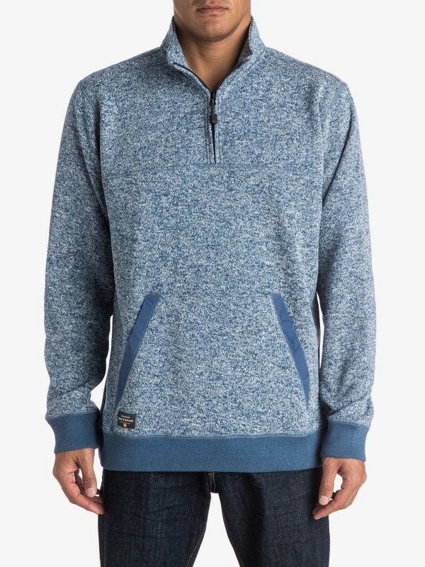 quiksilver, Waterman Mormont Pullover Sweater, ENSIGN BLUE (brd0) 0 Waterman Mormont Pullover Sweater AQMFT03024 Quiksilver