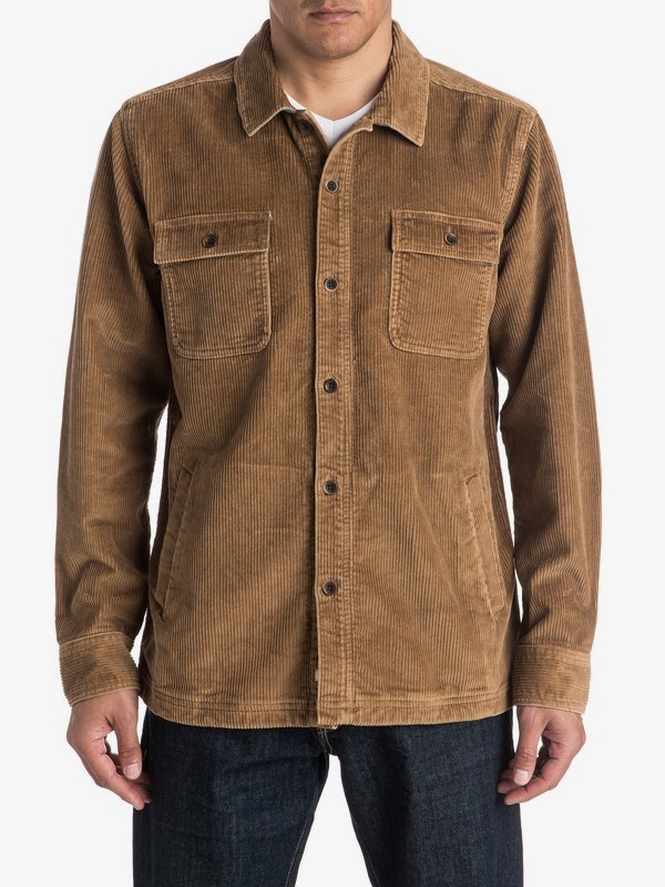 quiksilver, Waterman Kodiak Island Corduroy Jacket, COCONUT (czk0) 0 Waterman Kodiak Island Corduroy Jacket AQMJK03011 Quiksilver