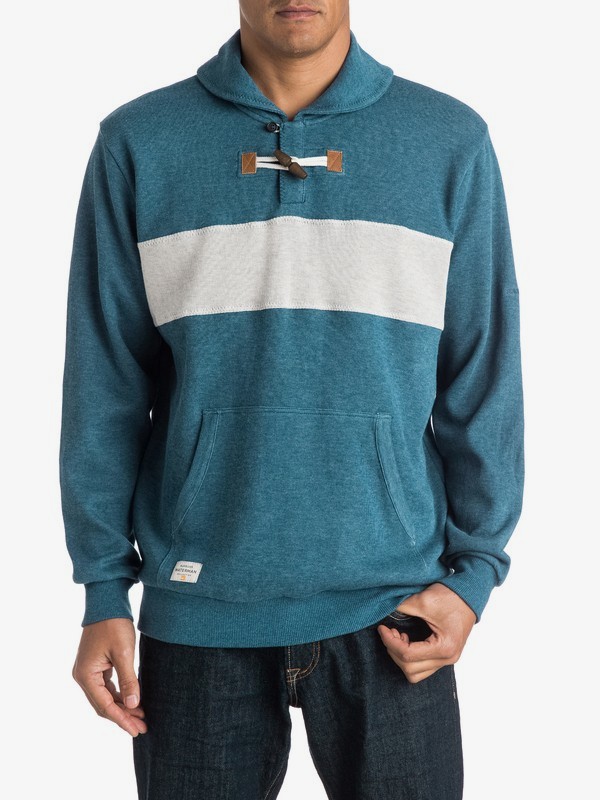quiksilver, Waterman Sea Legs - Pull Col Châle, ENSIGN BLUE (brd0) 0 Waterman Sea Legs - Pull Col Châle AQMSW03004 Quiksilver