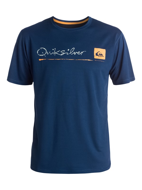 quiksilver, La Costa Short Sleeve Rashguard, NAVY (ktw0) 0 La Costa Short Sleeve Rashguard AQMWR03006 Quiksilver