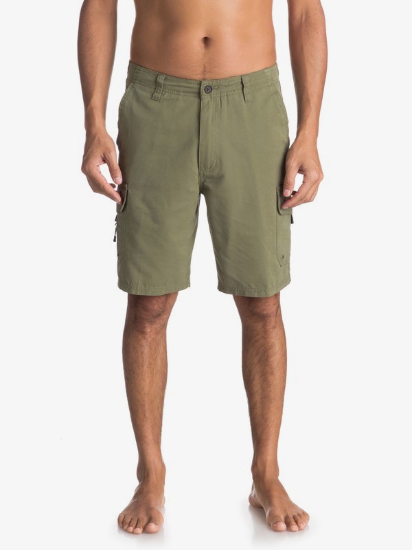 quiksilver, Waterman Maldive 20" Cargo Shorts, DEEP LICHEN GREEN (tpc0) 0 Waterman Maldive 20" Cargo Shorts Beige AQMWS03043 Quiksilver