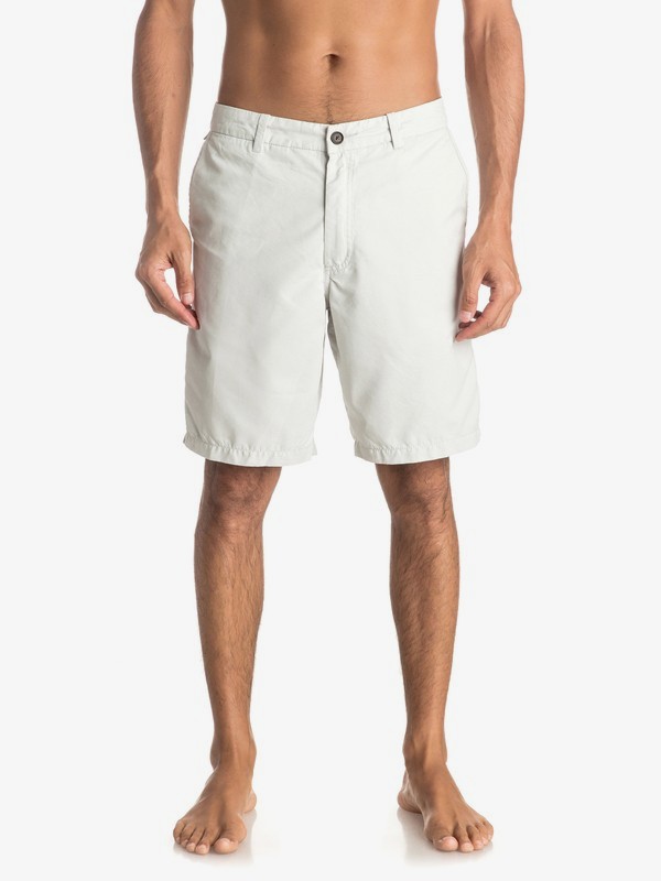 quiksilver, Waterman Maldive 20" Chino Shorts, HIGHRISE (sgr0) 0 Waterman Maldive 20" Chino Shorts Grey AQMWS03058 Quiksilver