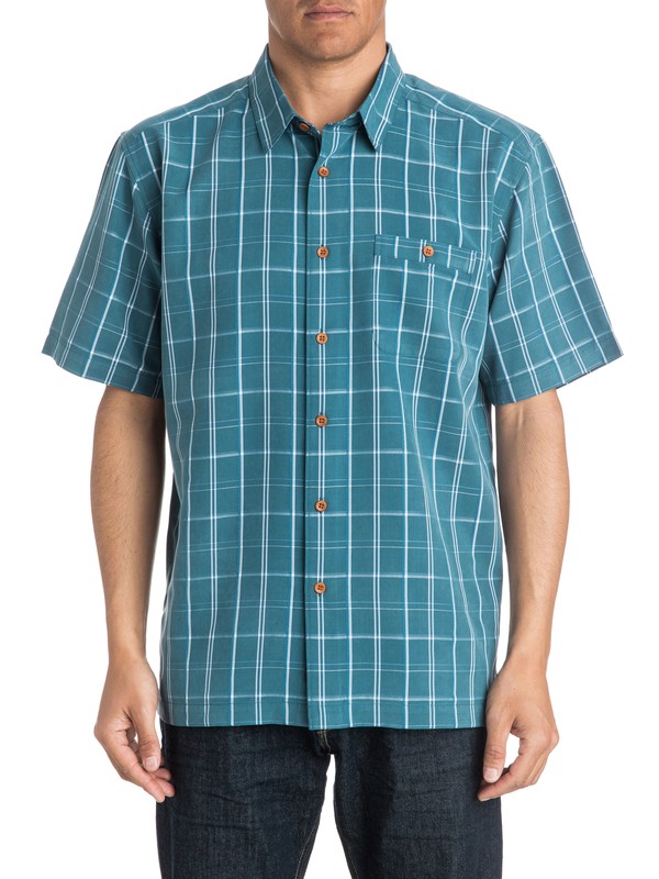 quiksilver, Waterman Crows Nest - Short Sleeve Shirt, LEGION BLUE (bsk0) 0 Waterman Crows Nest - Short Sleeve Shirt AQMWT03168 Quiksilver