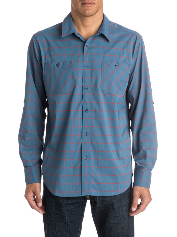 quiksilver, Waterman Baja Norte - Long Sleeve Shirt, ENSIGN BLUE (brd0) 0 Waterman Baja Norte - Long Sleeve Shirt AQMWT03184 Quiksilver