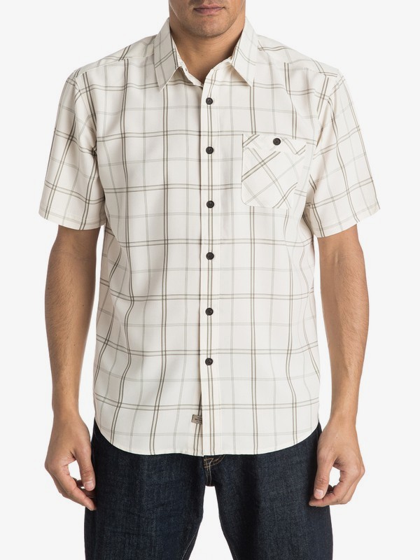 quiksilver, Waterman Half Hitch Short Sleeve Shirt, PRISTINE (wcb0) 0 Waterman Half Hitch Short Sleeve Shirt AQMWT03300 Quiksilver
