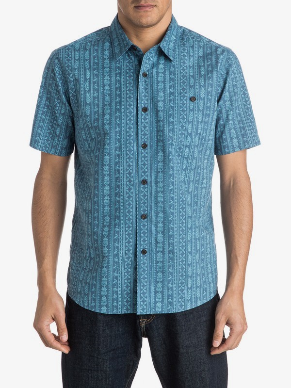 quiksilver, Waterman Panacea Short Sleeve Shirt, ENSIGN BLUE (brd0) 0 Waterman Panacea Short Sleeve Shirt AQMWT03306 Quiksilver