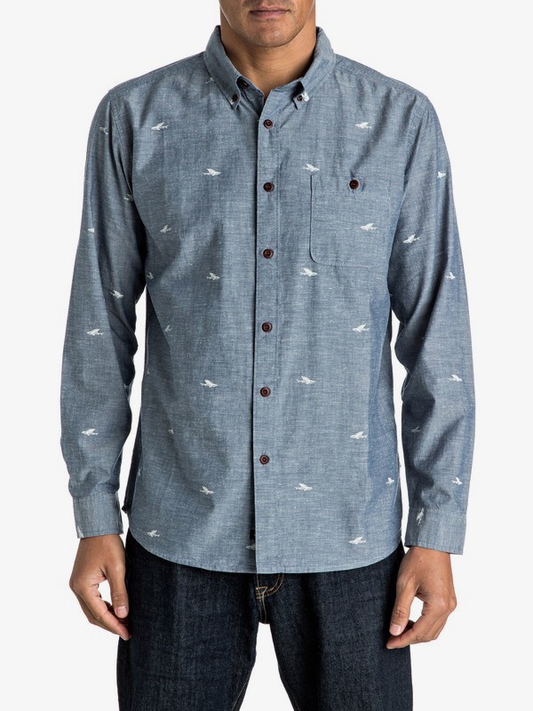 quiksilver, Waterman Post Haste - Chemise à manches longues, ENSIGN BLUE (brd0) 0 Waterman Post Haste - Chemise à manches longues AQMWT03309 Quiksilver