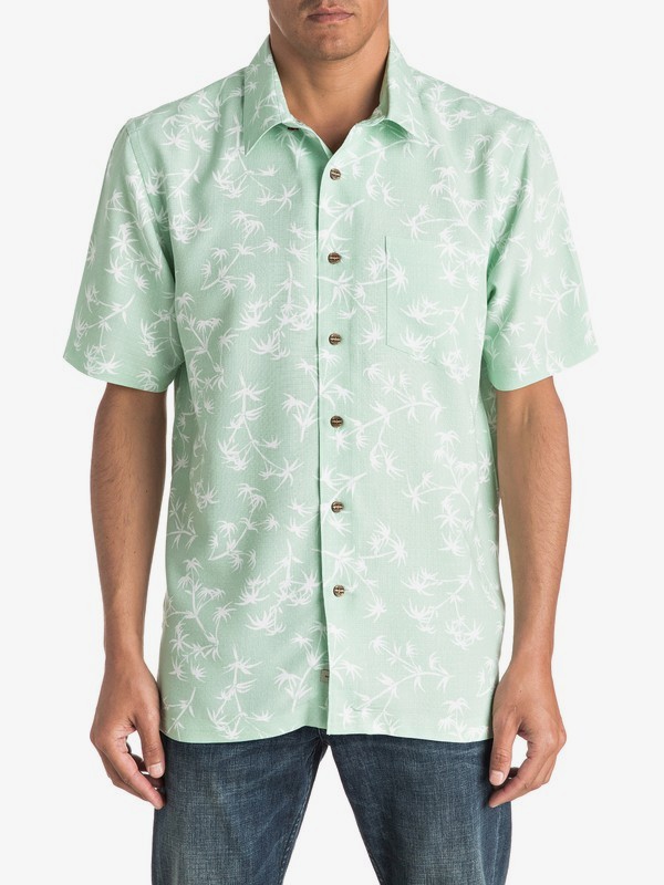 Waterman Skinny Palms - Short Sleeve Shirt AQMWT03321 0 Waterman Skinny Palms - Short Sleeve Shirt AQMWT03321 Quiksilver
