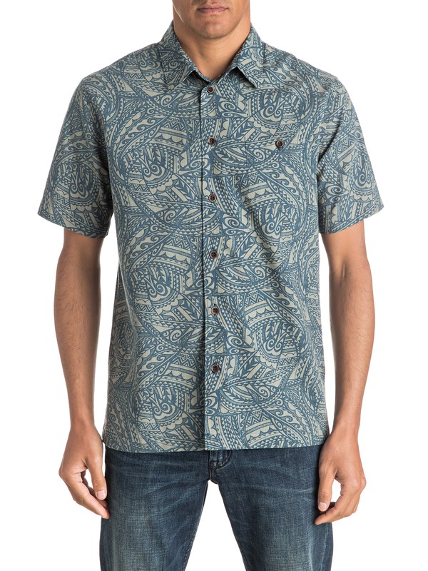 quiksilver, Waterman Big Cruiser - Chemise à manches courtes, SHADOW (gjk0) 0 Waterman Big Cruiser - Chemise à manches courtes AQMWT03325 Quiksilver