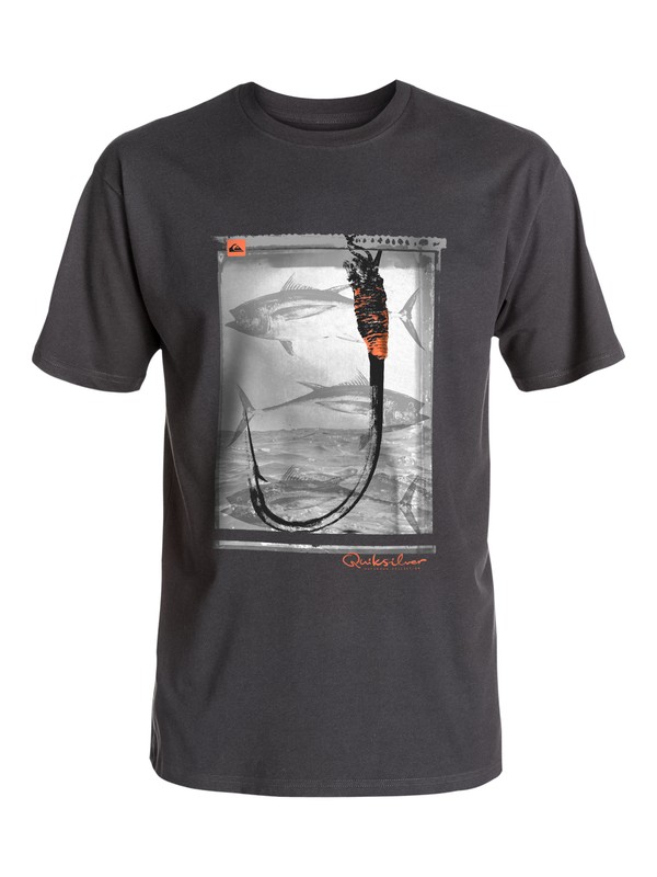quiksilver, Waterman Hooked - T-Shirt, TARMAC (kta0) 0 Waterman Hooked - T-Shirt AQMZT03138 Quiksilver