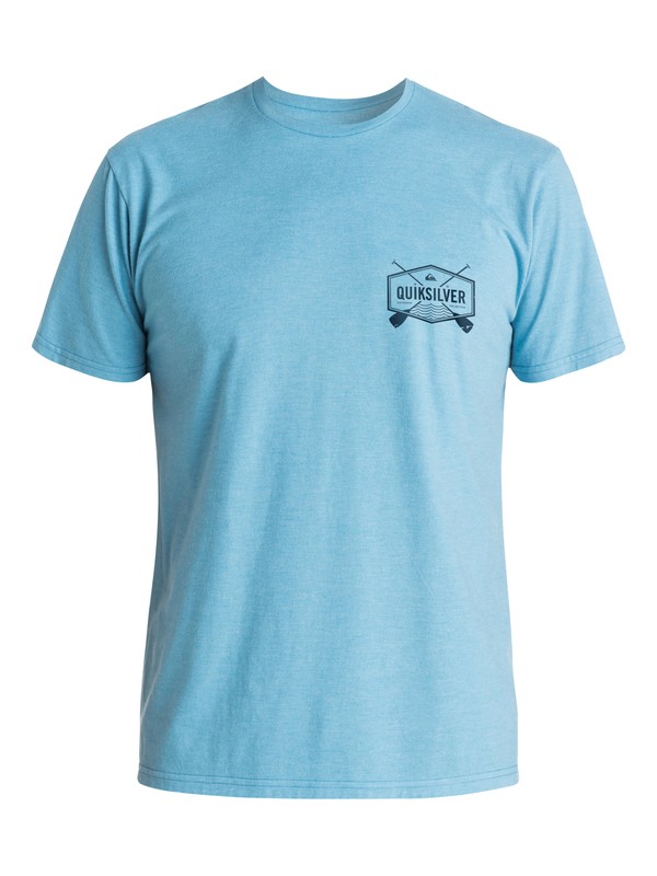 quiksilver, Waterman Stand - T-Shirt, NIAGARA HEATHER (bkth) 0 Waterman Stand - T-Shirt AQMZT03154 Quiksilver