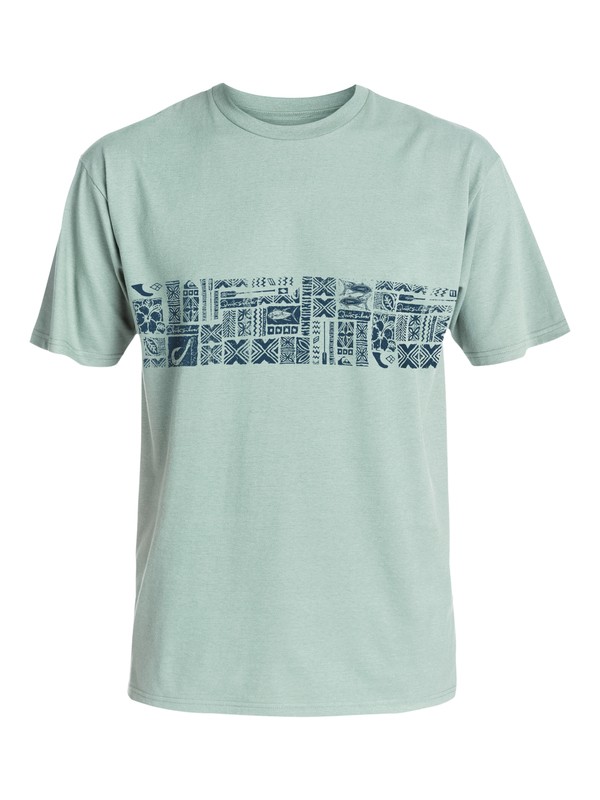 quiksilver, Waterman Big Tapa T-Shirt, BLUE SURF (bhb0) 0 Waterman Big Tapa T-Shirt AQMZT03162 Quiksilver