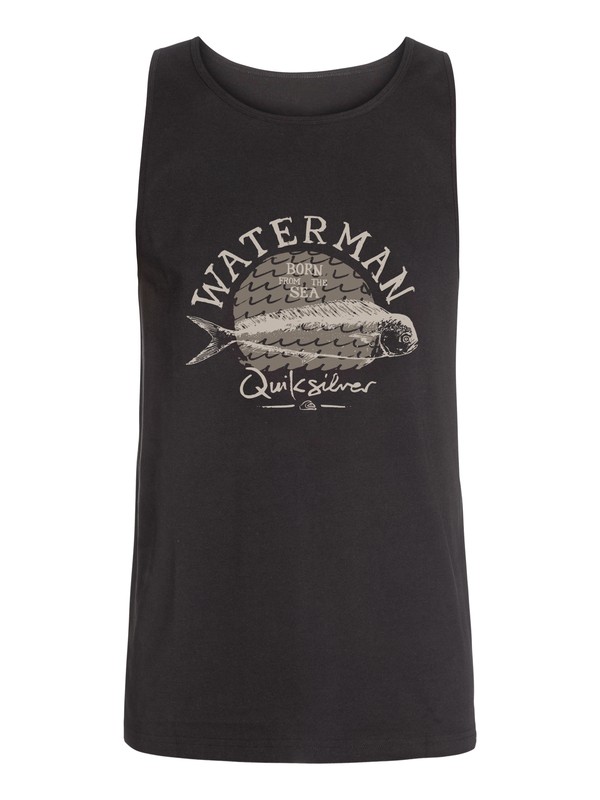 quiksilver, Waterman Good Eats Tank, TARMAC (kta0) 0 Waterman Good Eats Tank AQMZT03169 Quiksilver