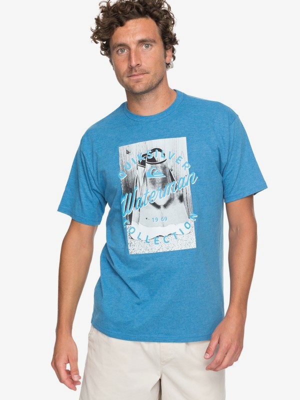 quiksilver, Waterman Da Water Tee, DEEP WATER HEATHER (bpdh) 0 Waterman Da Water Tee AQMZT03278 Quiksilver