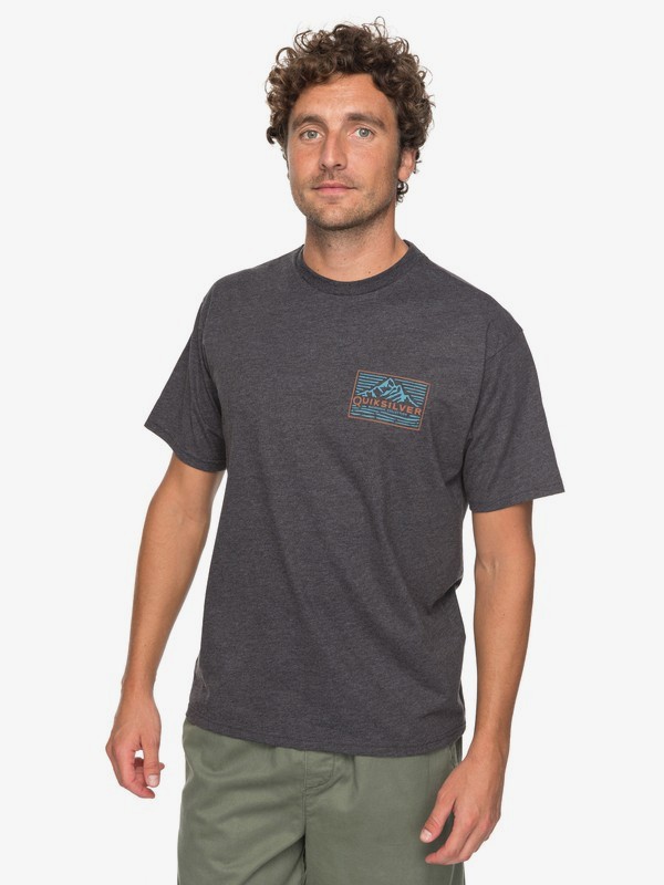 quiksilver, Waterman Delight Tee, CHARCOAL HEATHER (ktah) 0 Waterman Delight Tee AQMZT03280 Quiksilver