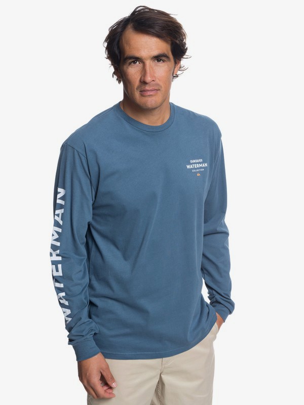 quiksilver, Waterman Righty Long Sleeve Tee, ORION BLUE (brg0) 0 Waterman Righty Long Sleeve Tee Blue AQMZT03315 Quiksilver