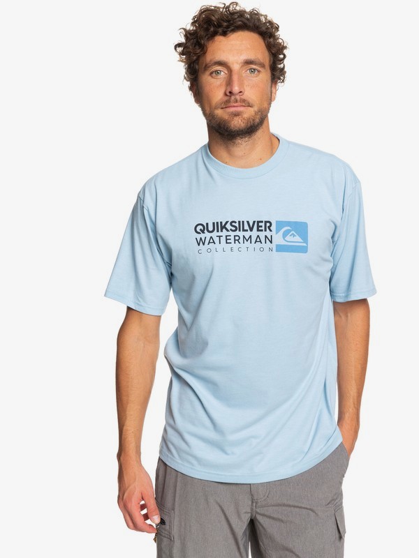 quiksilver, Waterman Return To Forever Tee, CERULEAN HEATHER (bfnh) 0 Waterman Return To Forever Tee Blue AQMZT03362 Quiksilver
