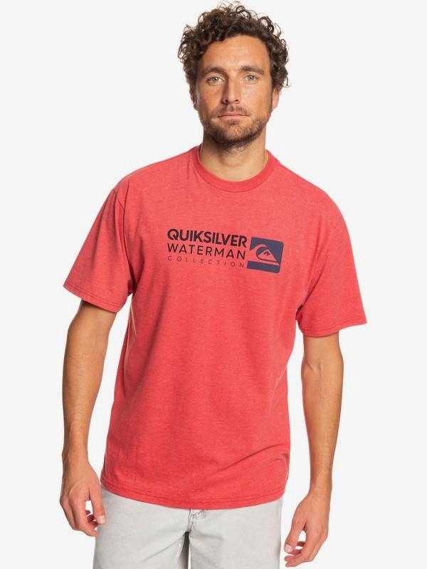 quiksilver, Waterman Return To Forever Tee, CARDINAL HEATHER (rpeh) 0 Waterman Return To Forever Tee Red AQMZT03362 Quiksilver