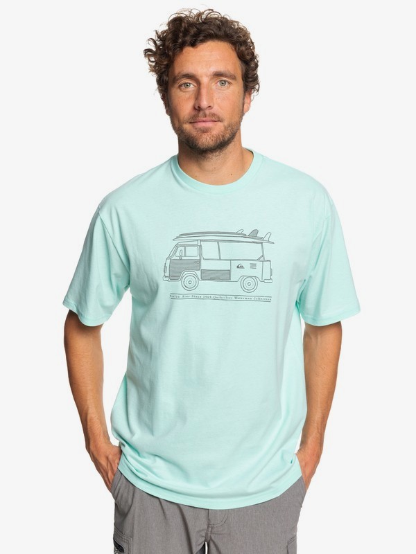 quiksilver, Waterman Cruz Control Tee, YUCCA (gdc0) 0 Waterman Cruz Control Tee Green AQMZT03366 Quiksilver