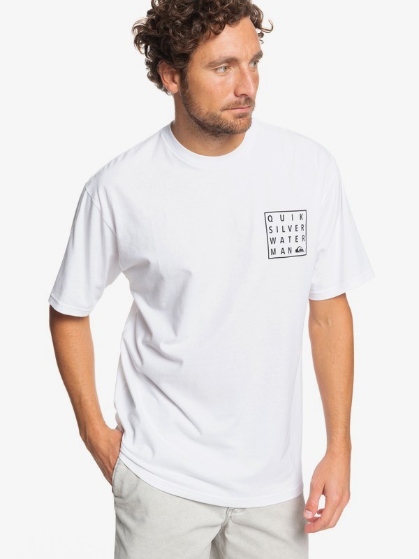 quiksilver, Waterman Shaping Bay Tee, WHITE (wbb0) 0 Waterman Shaping Bay Tee White AQMZT03367 Quiksilver