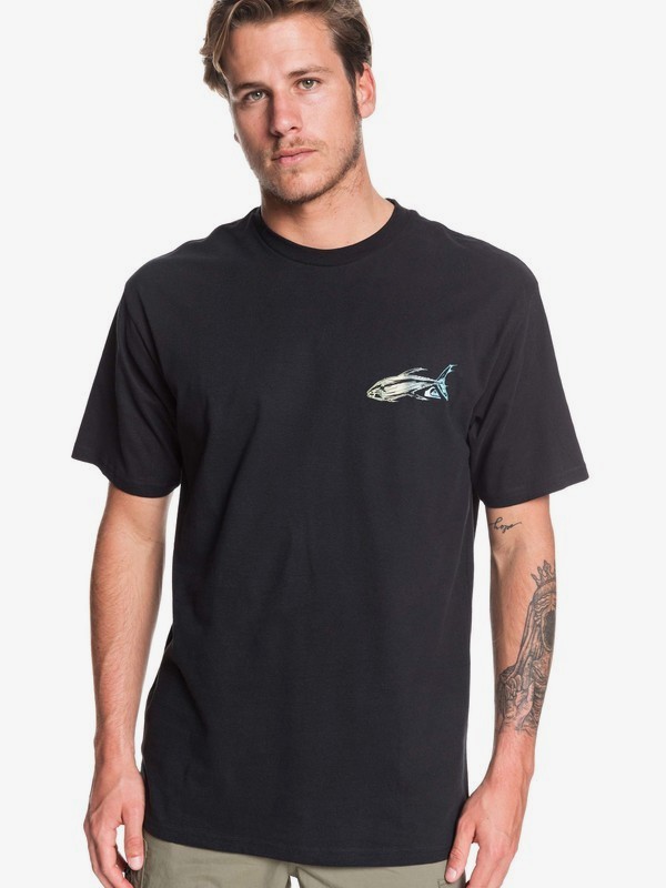 quiksilver, Waterman Pacific Schools Tee, BLACK (kvj0) 0 Waterman Pacific Schools Tee Black AQMZT03378 Quiksilver