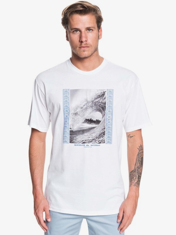 quiksilver, Waterman Tender Vision Tee, WHITE (wbb0) 0 Waterman Tender Vision Tee White AQMZT03381 Quiksilver