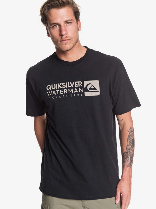 quiksilver, Waterman Staple Sandwich Tee, BLACK (kvj0) 0 Waterman Staple Sandwich Tee Black AQMZT03382 Quiksilver