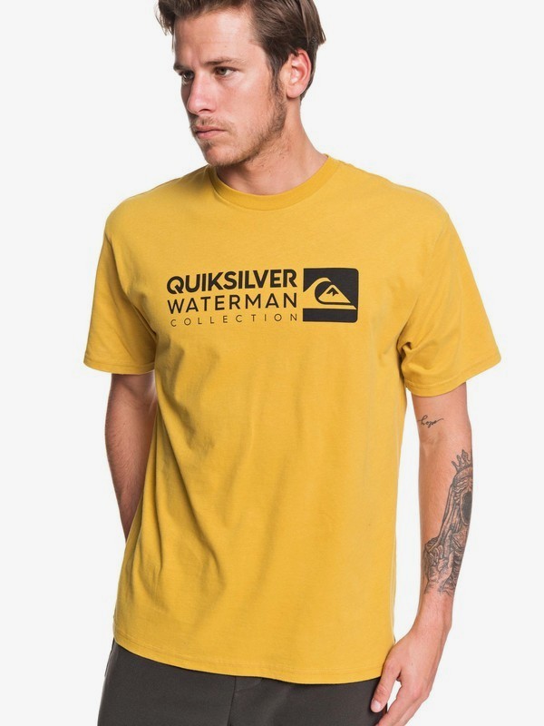 quiksilver, Waterman Staple Sandwich Tee, HONEY (ylv0) 0 Waterman Staple Sandwich Tee Yellow AQMZT03382 Quiksilver