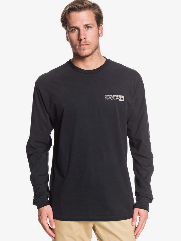 quiksilver, Waterman Staple Sandwich Long Sleeve Tee, BLACK (kvj0) 0 Waterman Staple Sandwich Long Sleeve Tee Black AQMZT03392 Quiksilver