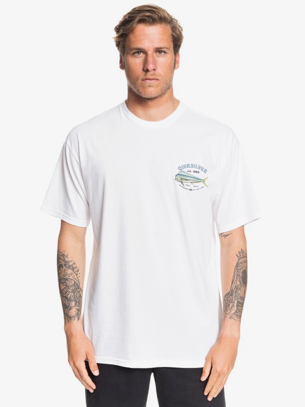 quiksilver, Waterman Kaona Qmt0 Tee, WHITE (wbb0) 0 Waterman Kaona Qmt0 Tee White AQMZT03420 Quiksilver