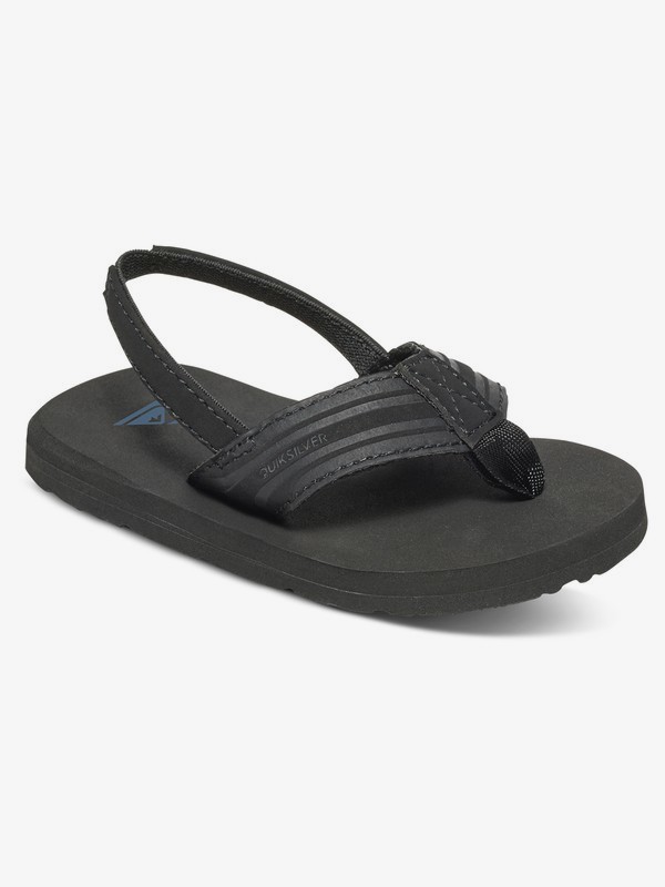 quiksilver, Boy's 2-7 Monkey Wrench Sandals, BLACK/BLACK/BROWN (xkkc) 0 Boy's 2-7 Monkey Wrench Sandals AQTL100002 Quiksilver