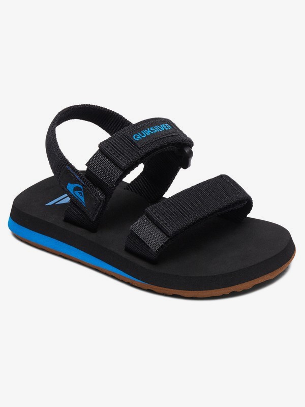 quiksilver, Сланцы для малышей Monkey Caged, BLACK/GREY/BROWN (xksc) 0 Сланцы для малышей Monkey Caged Разноцветный AQTL100058 Quiksilver
