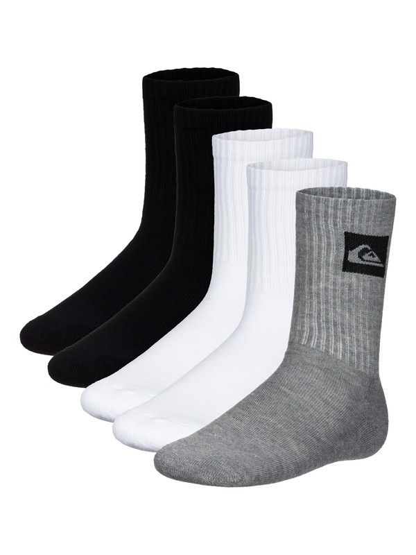 quiksilver, Legacy Crew 5 Pk, ASSORTED (ast) 0 Legacy Crew 5 Pk AQYAA00143 Quiksilver