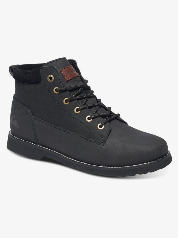 quiksilver, Mission - Scarponcini allacciati, SOLID BLACK (sbkm) 0 Mission - Scarponcini allacciati AQYB700022 Quiksilver