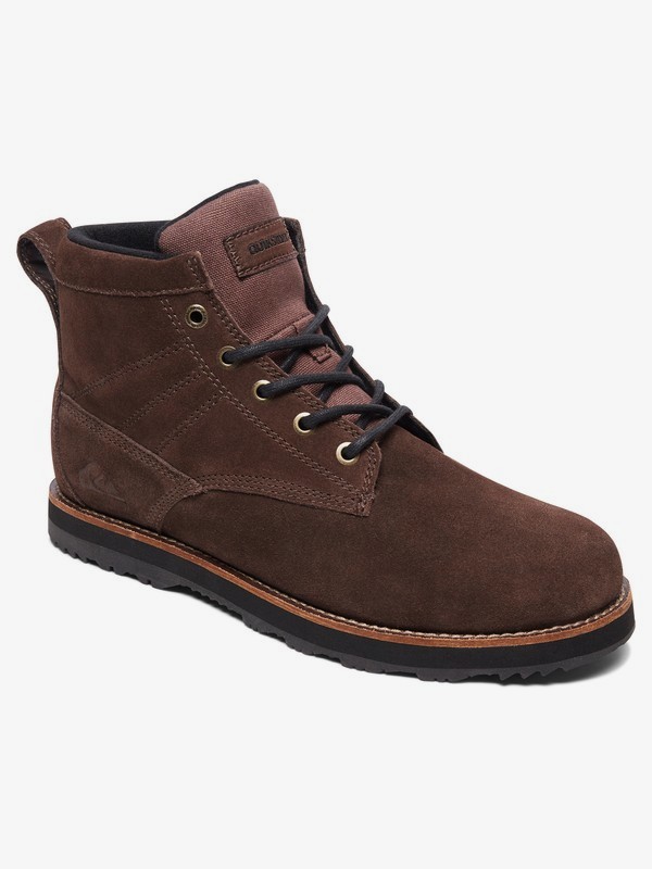 quiksilver, Gart - Botas resistentes al agua con cordones para Hombre, BROWN/BROWN/BLACK (xcck) 0 Gart - Botas resistentes al agua con cordones para Hombre Marron AQYB700035 Quiksilver