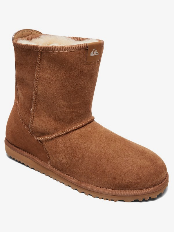 quiksilver, Niamey - Botas de Piel de Oveja para Hombre, BROWN/BROWN/BROWN (xccc) 0 Niamey - Botas de Piel de Oveja para Hombre Marron AQYB700036 Quiksilver