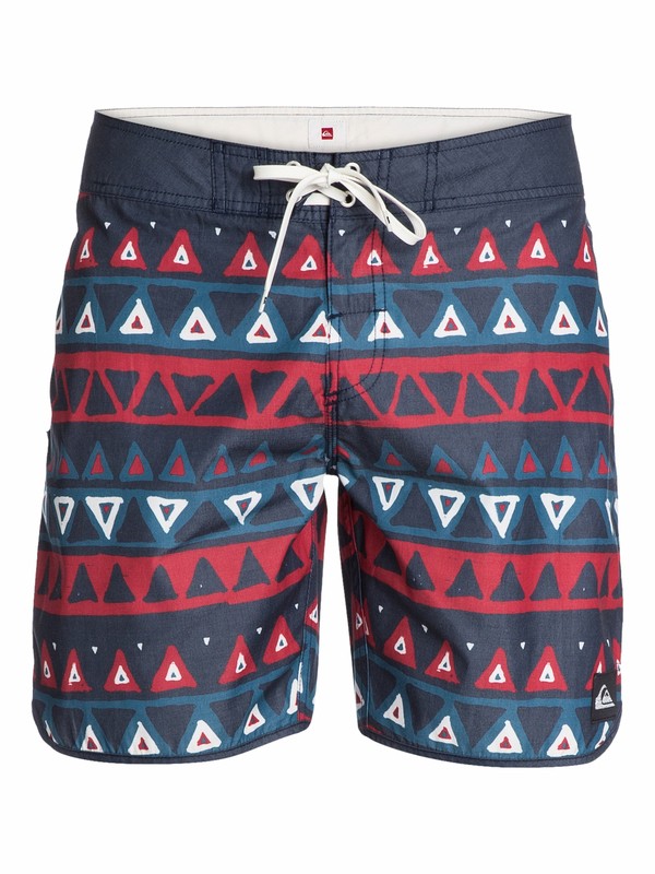 quiksilver, MO SCALLOP PRINT UA18, MO SCALLOP PRINT NAVY BLAZER (byj6) 0 MO SCALLOP PRINT UA18 AQYBS03003 Quiksilver